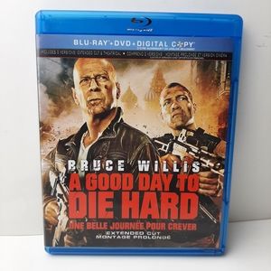 🍒4 for $20🍒 Good Day to Die Hard Bilingual (Blu-ray / DVD Combo) Action Movie